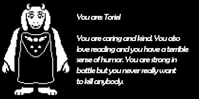 What Undertale Character Are you?